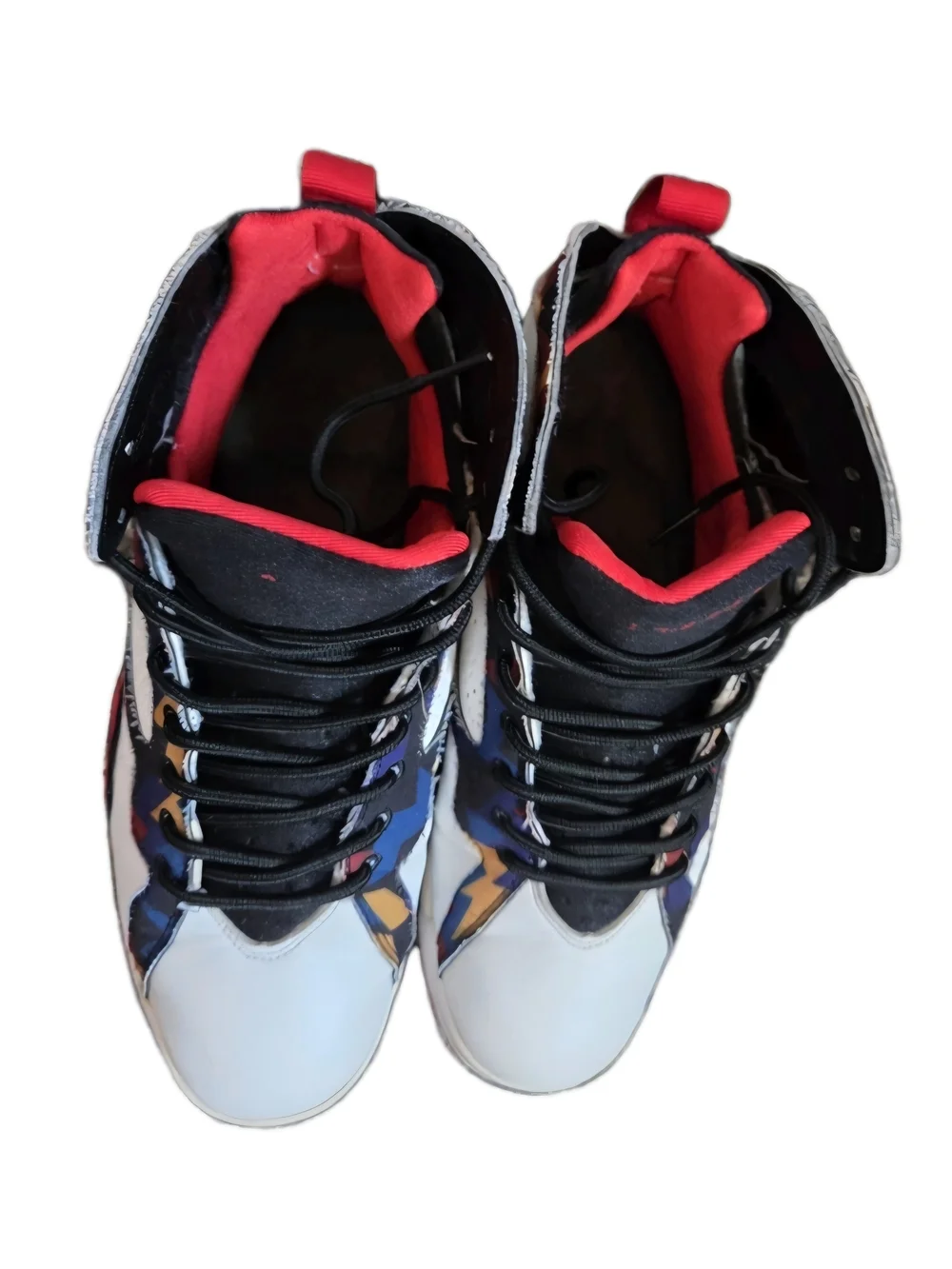 Air Jordan 7 Retro Sweater Shoes White Multicolor 2015 US Men's Size  8